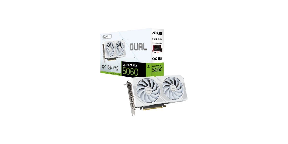 ASUS GeForce RTX 5060 Dual OC 8GB White