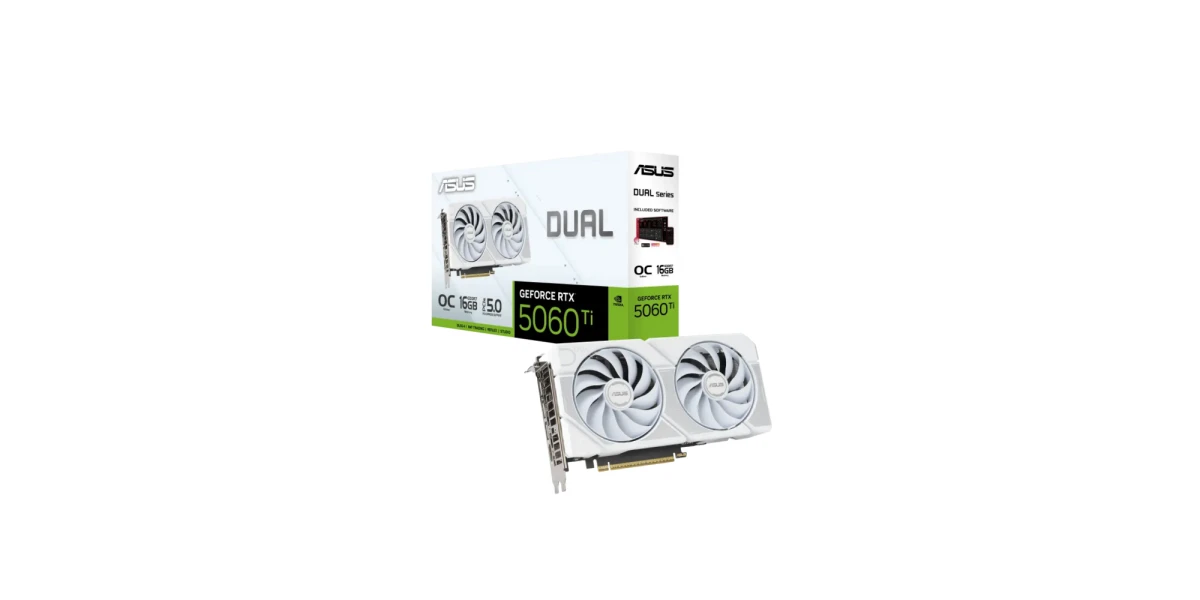 ASUS GeForce RTX 5060 Ti Dual OC White