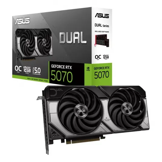 ASUS GeForce RTX 5070 Dual OC 12GB Black
