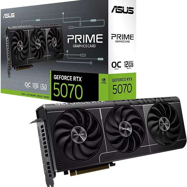 ASUS GeForce RTX 5070 PRIME OC 12GB Black