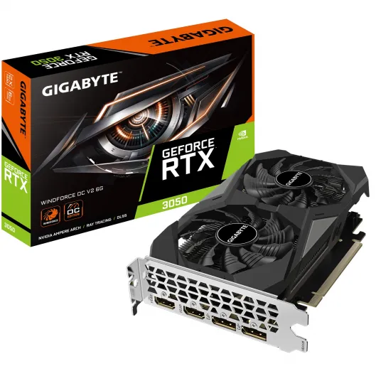 Gigabyte GeForce RTX 3050 WINDFORCE OC 6GB Black
