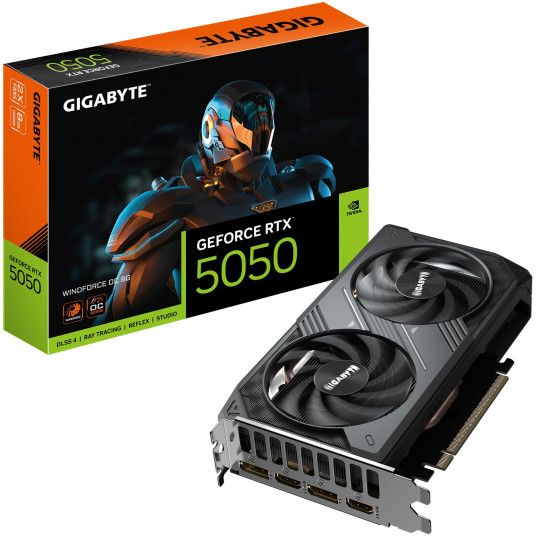 Gigabyte GeForce RTX 5050 WINDFORCE OC 8GB Black