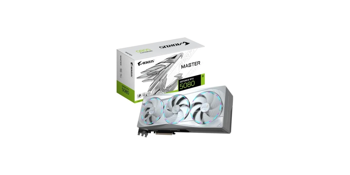 Gigabyte GeForce RTX 5080 AORUS Master 16GB White